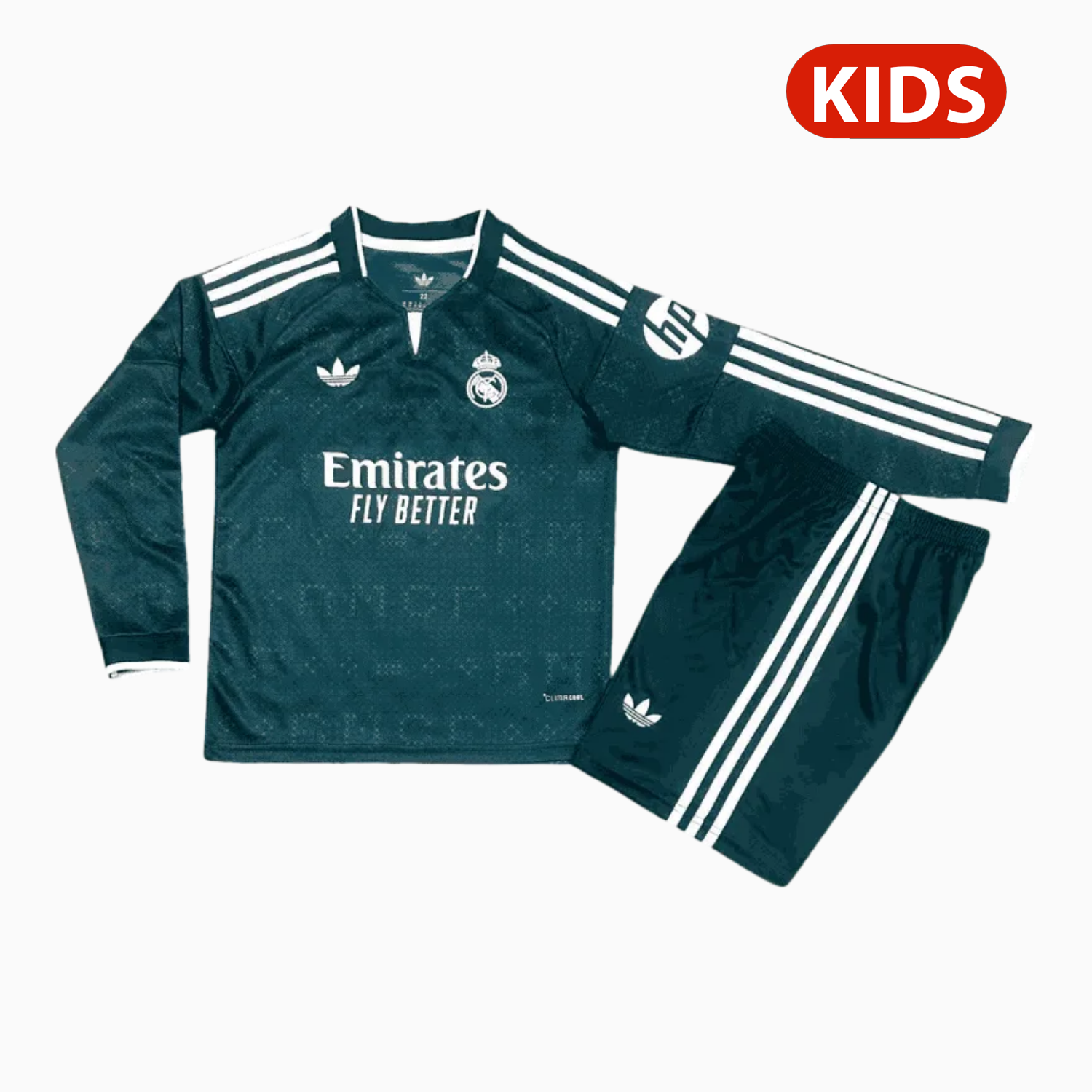 Real Madrid 26-27 Away Long Sleeves Kids Kit - UnitedFutballJersey