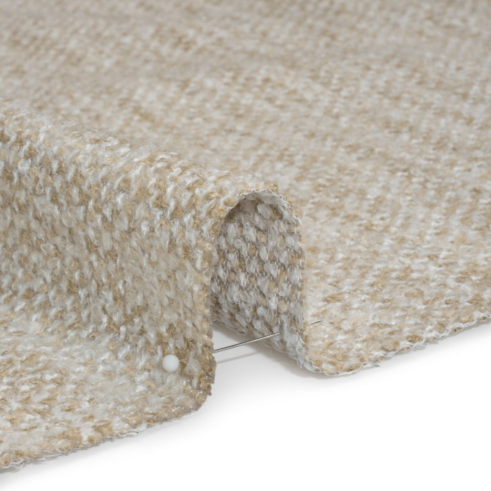 Tweed Upholstery Boucle with Latex Backing - Cream - Algrove Collection - Joann Fabrics