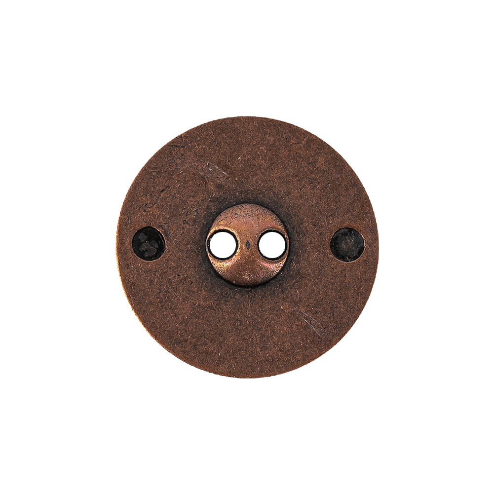 Italian Copper Floral Metal Button - 36L/23mm - Joann Fabrics
