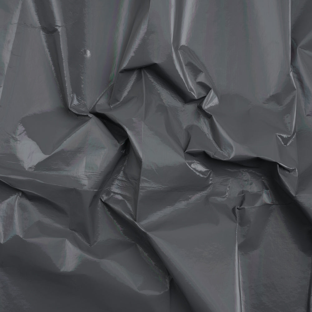 PU Coated Tyvek - Holographic Rainbow Glossy Gray - Joann Fabrics