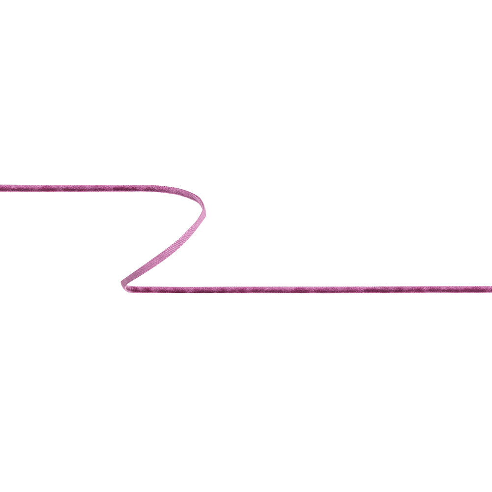 Grape Vine Single Face Velvet Ribbon - 0.125