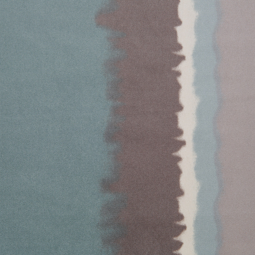 Aqua Abstract Stripes Cotton-Modal Velvet Print - Joann Fabrics