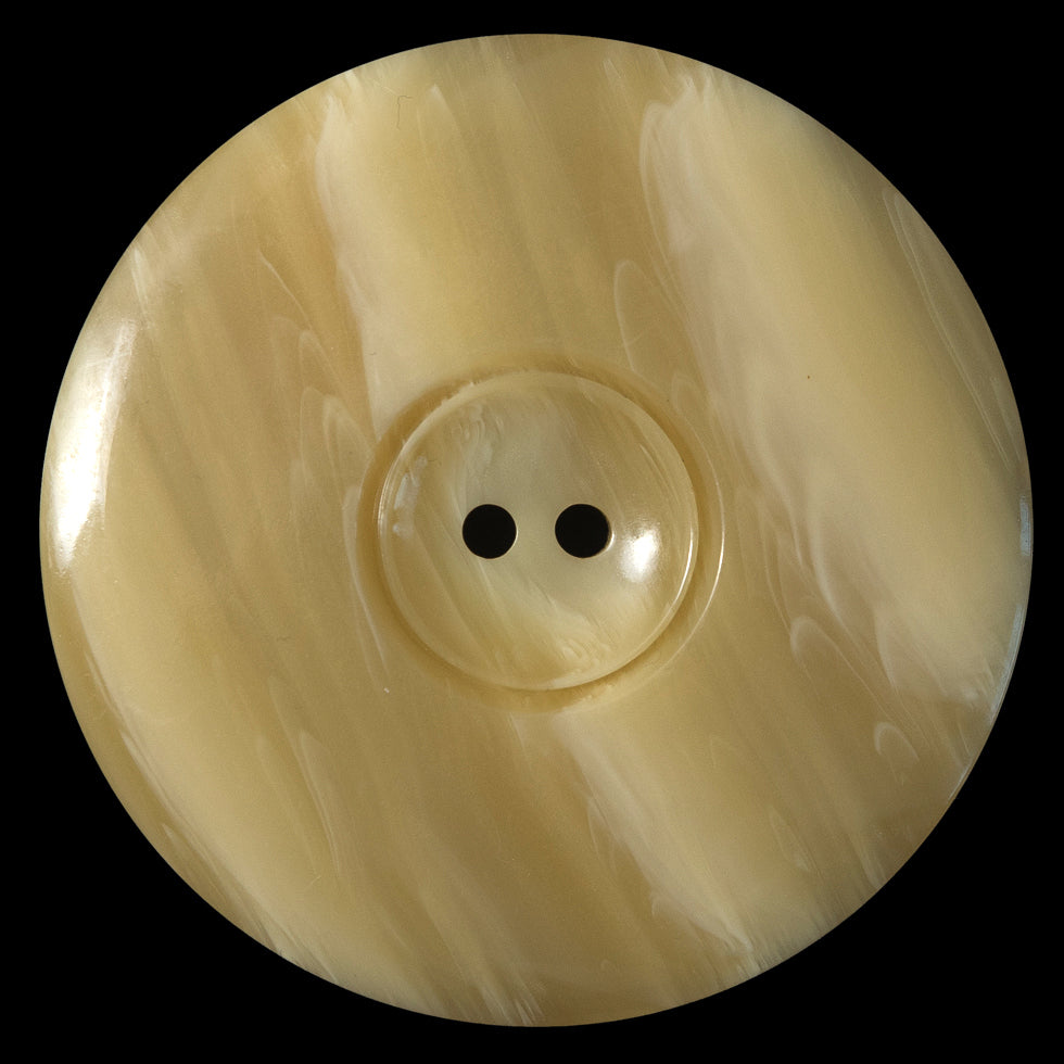Italian Beige Striated 2-Hole Plastic Button - 64L/40.5mm - Joann Fabrics