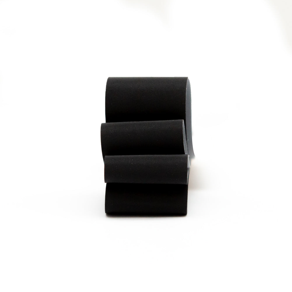 Italian Black Reflective Ribbon - 0.875