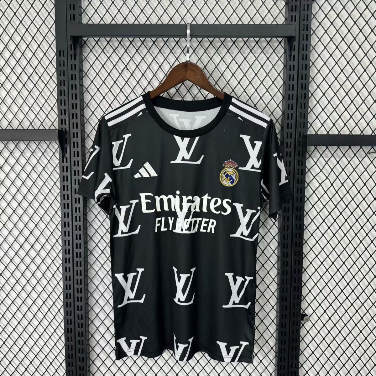2025/2026 Real Madrid Co-branded version black Football Jersey 1:1 Thai Quality