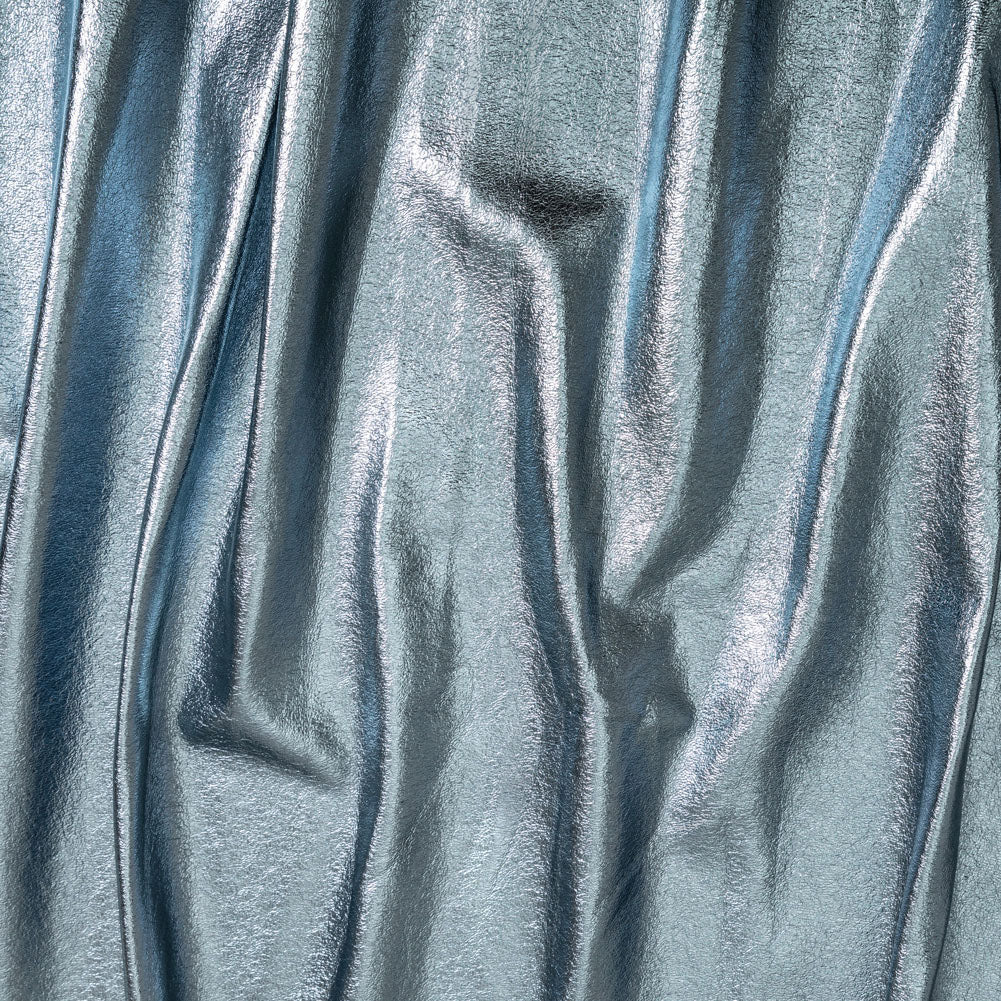 Textured Faux Leather - Metallic Graphite - Ileana Collection - Joann Fabrics