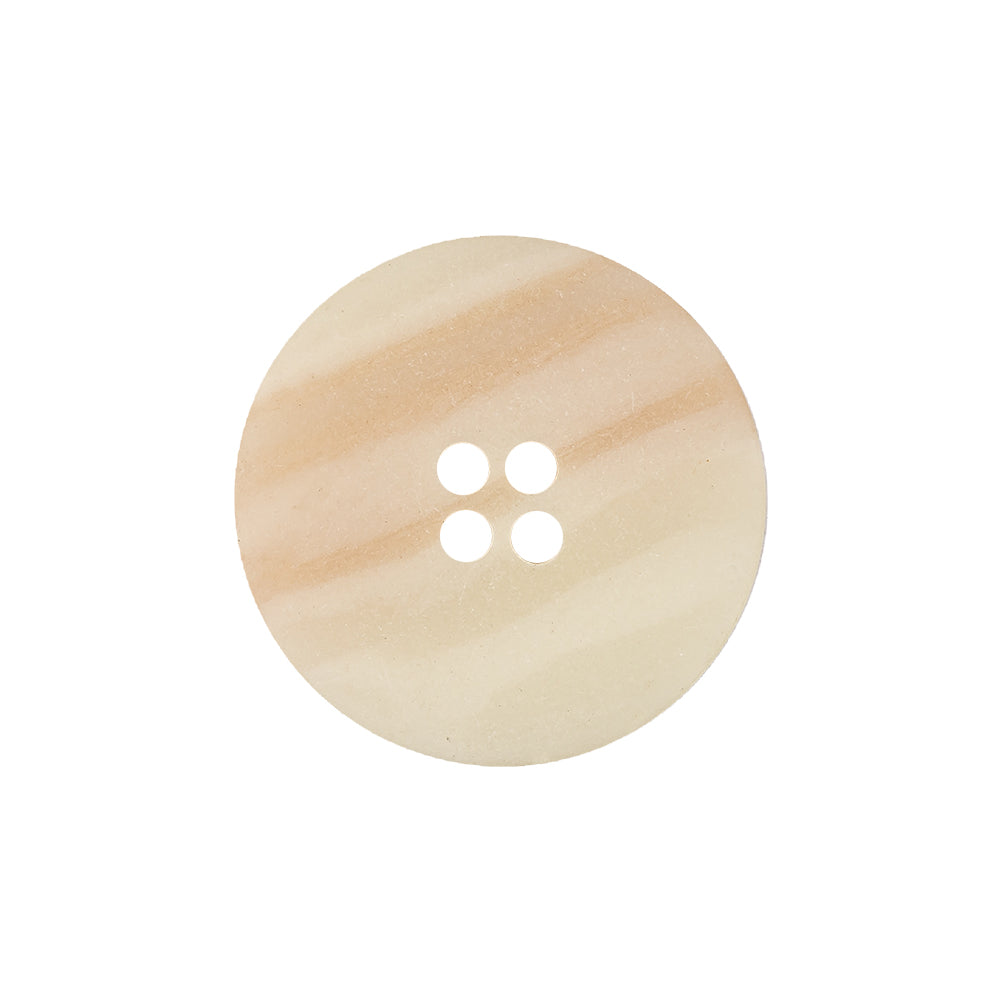 Antique White and Peach Dust Abstract 4-Hole Plastic Button - 36L/23mm - Joann Fabrics