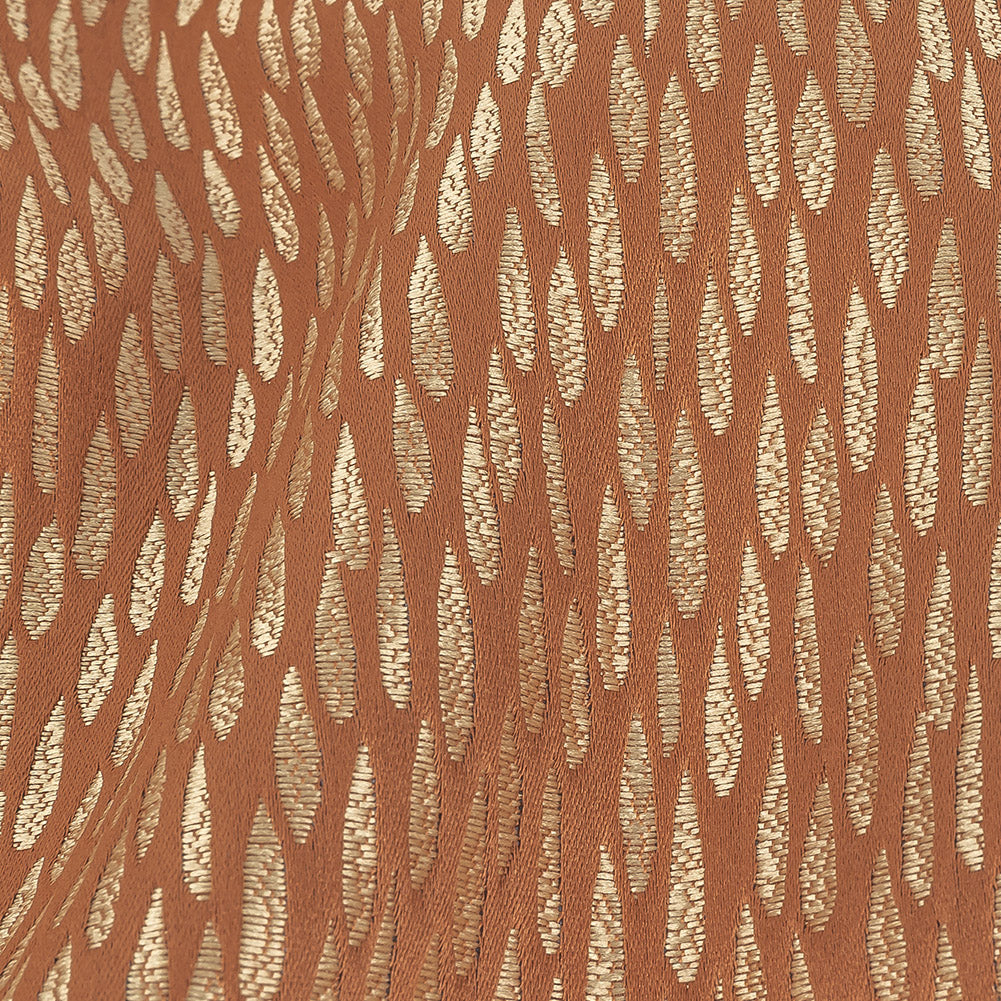 Luminous Drapery Jacquard - Coral Raindrops - British Imported - Joann Fabrics