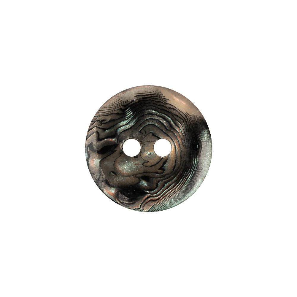 Italian Seaweed Swirls 2-Hole Rolled Rim Plastic Button - 28L/18mm - Joann Fabrics