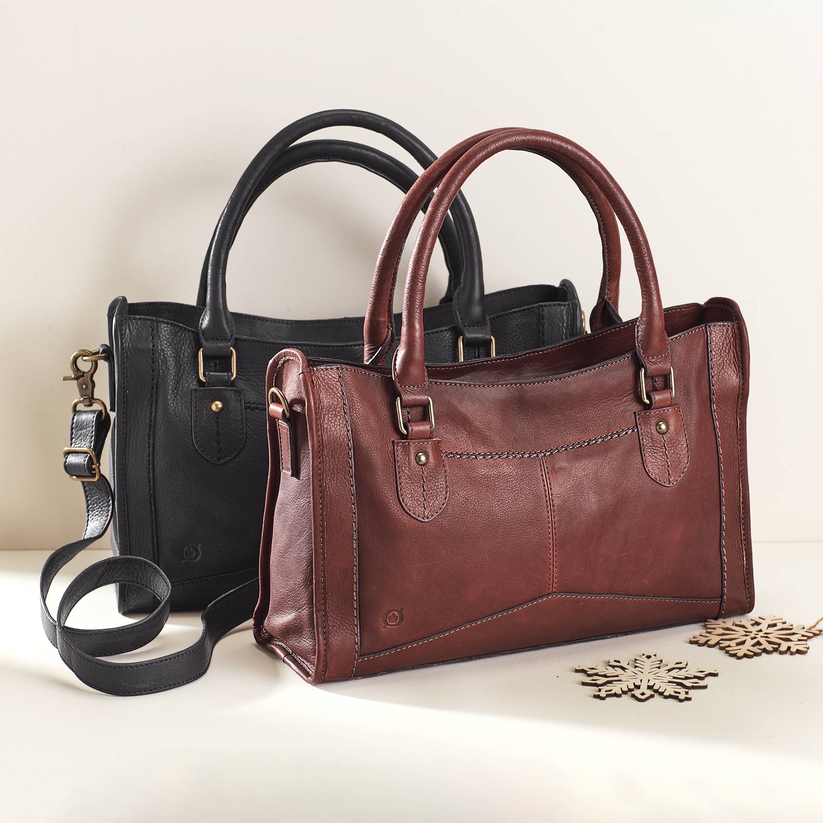 Stylish Leather Satchel by Born® - Northstyle Catalog