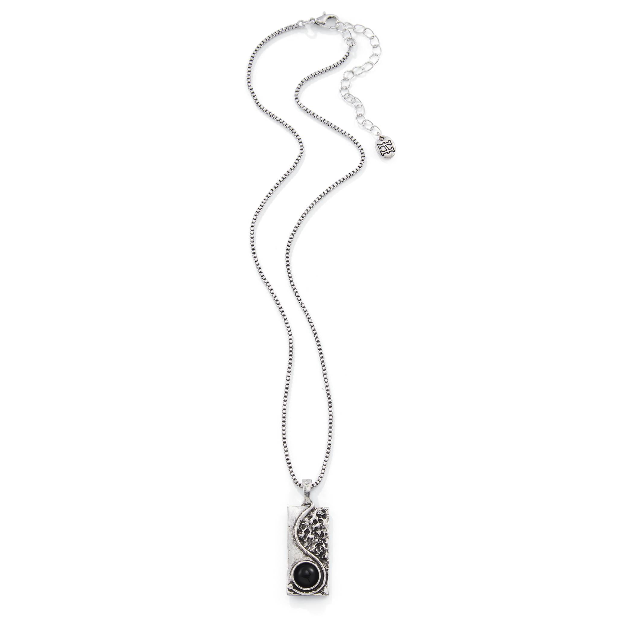 Silverplated Abstract Pendant Necklace - Northstyle Catalog