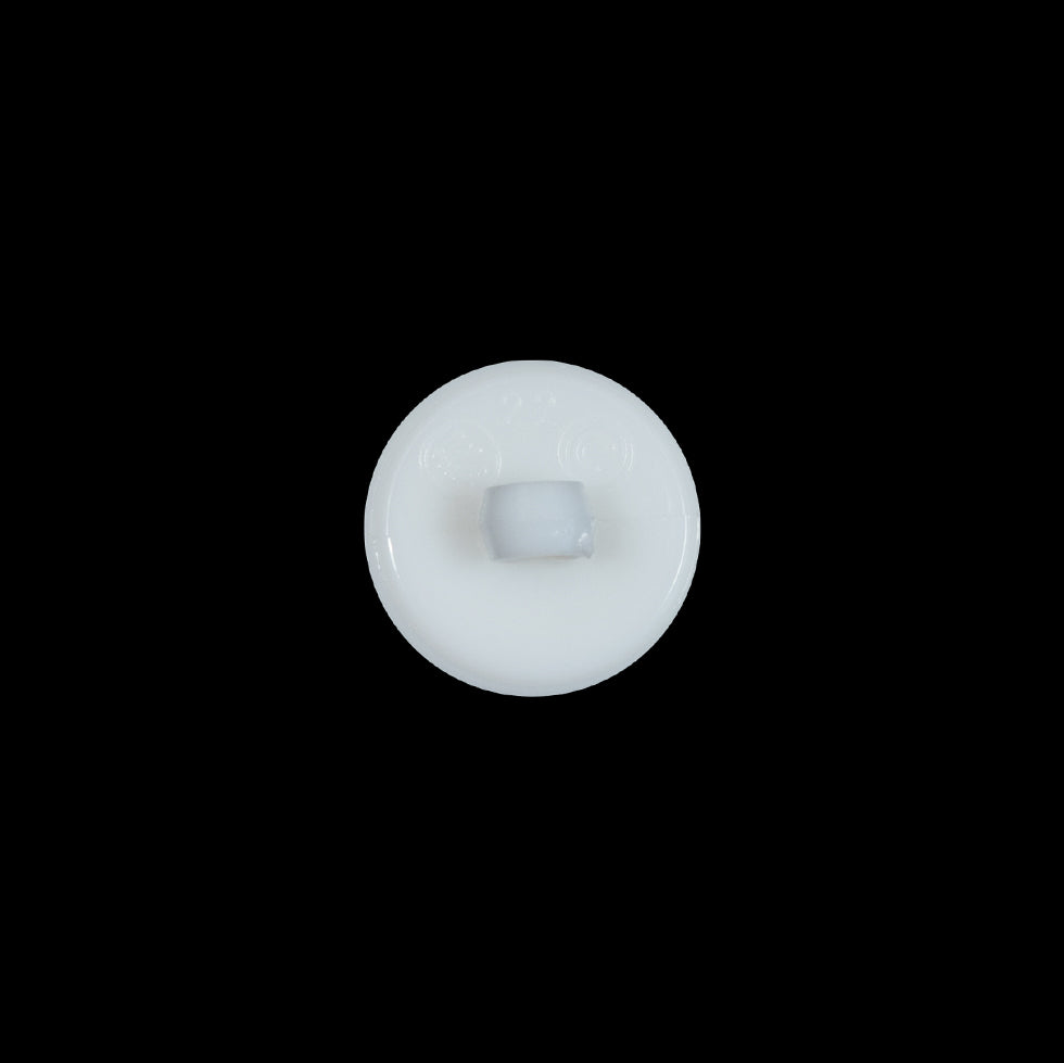 Italian White Plastic Shank Back Button - 22L/14mm - Joann Fabrics