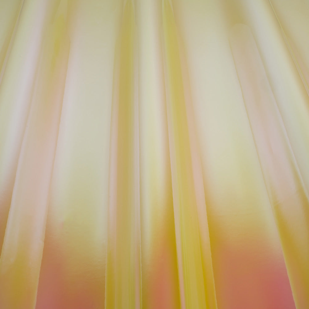 Iridescent Vinyl with Fabric Backing - Pink and Yellow - Kiki Collection - Joann Fabrics