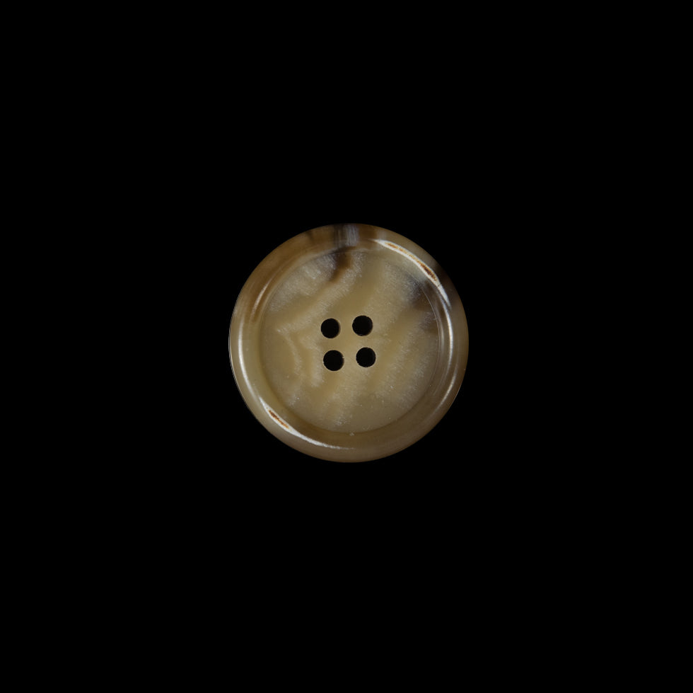 Tan and Brown Swirl 4-Hole Plastic Button - 24L/15mm - Joann Fabrics