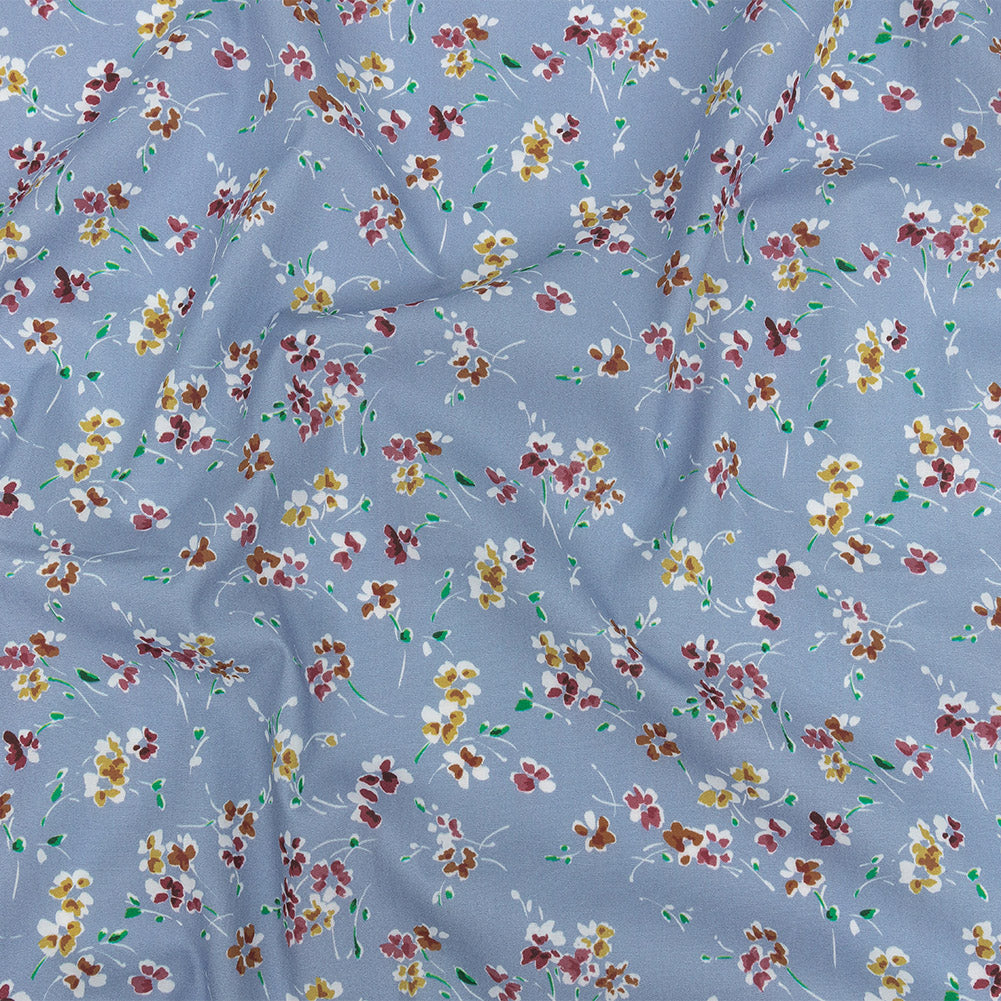 Cotton Poplin Print - Baby Blue Floral - Mood Exclusive Dear Ditsy - Joann Fabrics