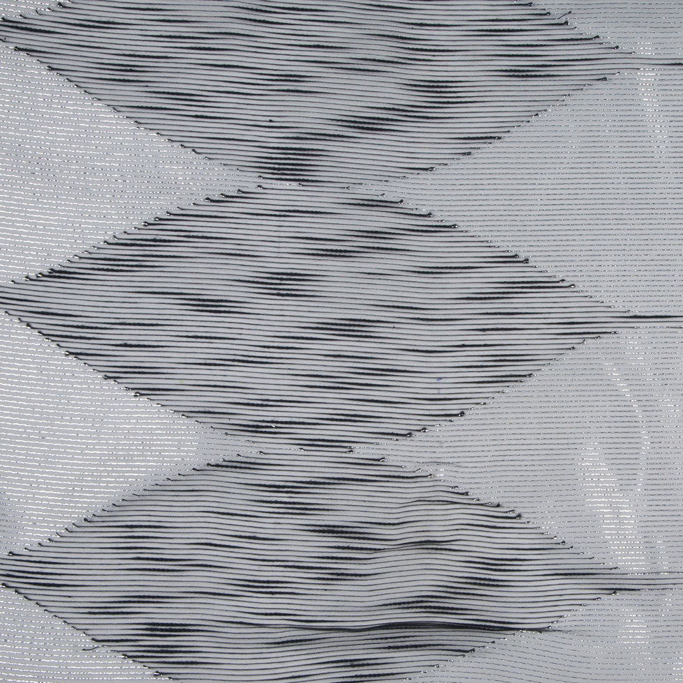 Black/Silver Diamonds Sheer - Joann Fabrics