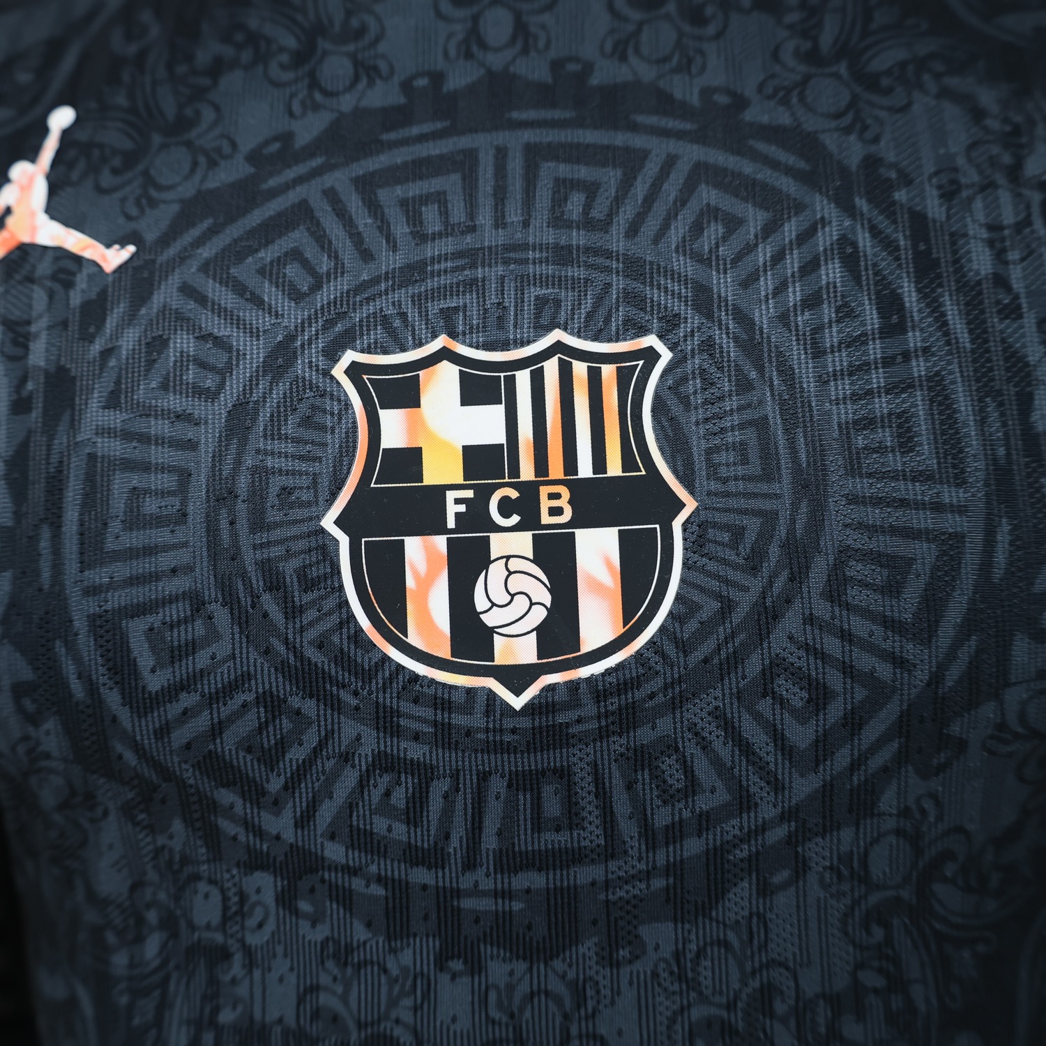 Barcelona 26-27 X Jordan Black Special Jersey - Player Version - UnitedFutballJersey