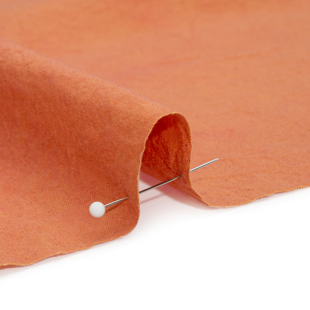 Terracotta Mottled Wrinkled Lightweight Cotton Canvas - Joann Fabrics
