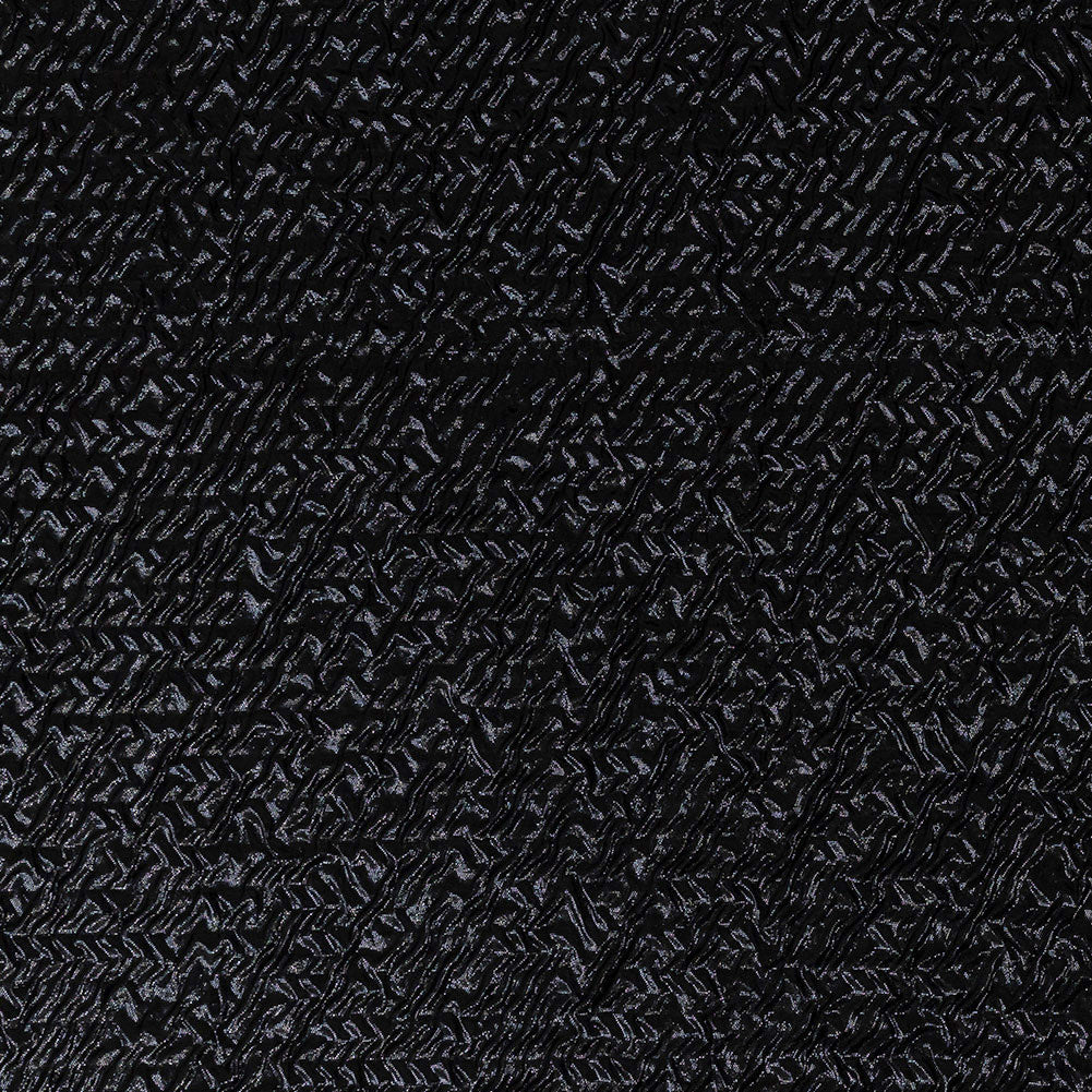 Capella Metallic Black Wavy Luxury Brocade - Joann Fabrics