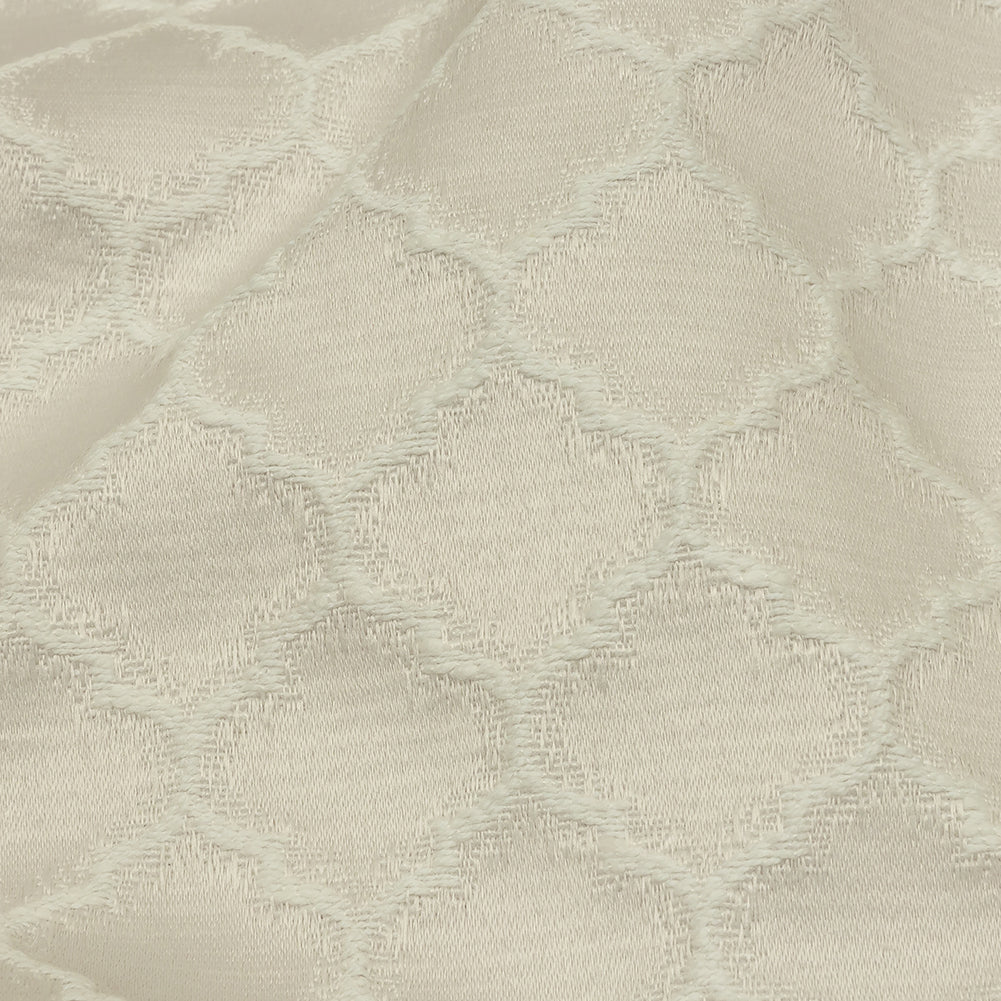 Cotton and Recycled Polyester Drapery Jacquard - Pearl Fancy Little Ogees - British Imported - Joann Fabrics