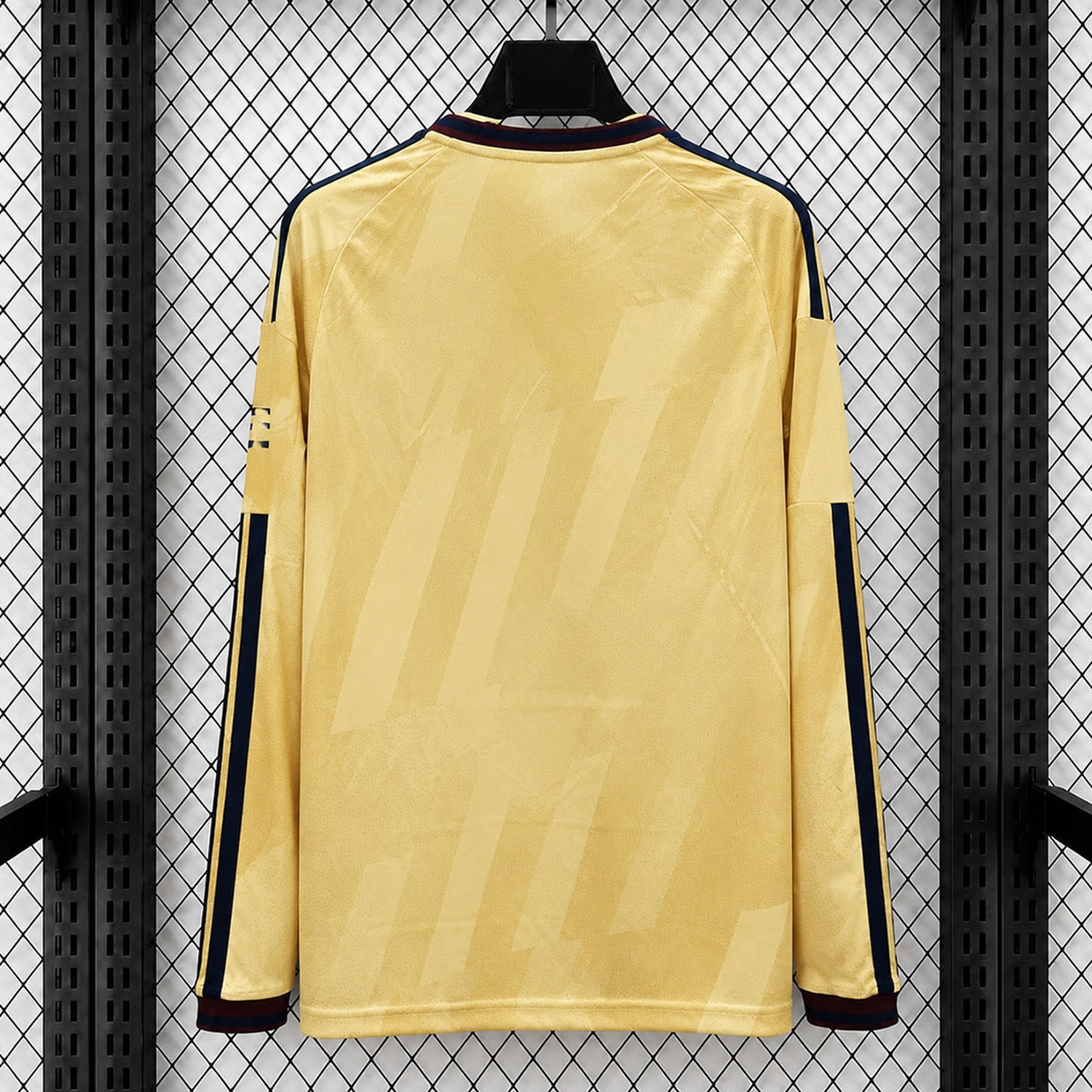 Arsenal 26-27 Third Gold Long Sleeves Jersey - Fans Version - UnitedFutballJersey