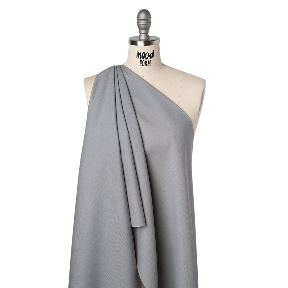 Summer Weight Wool Suiting by Alexander McQueen - Gray - Designer Deadstock - Joann Fabrics