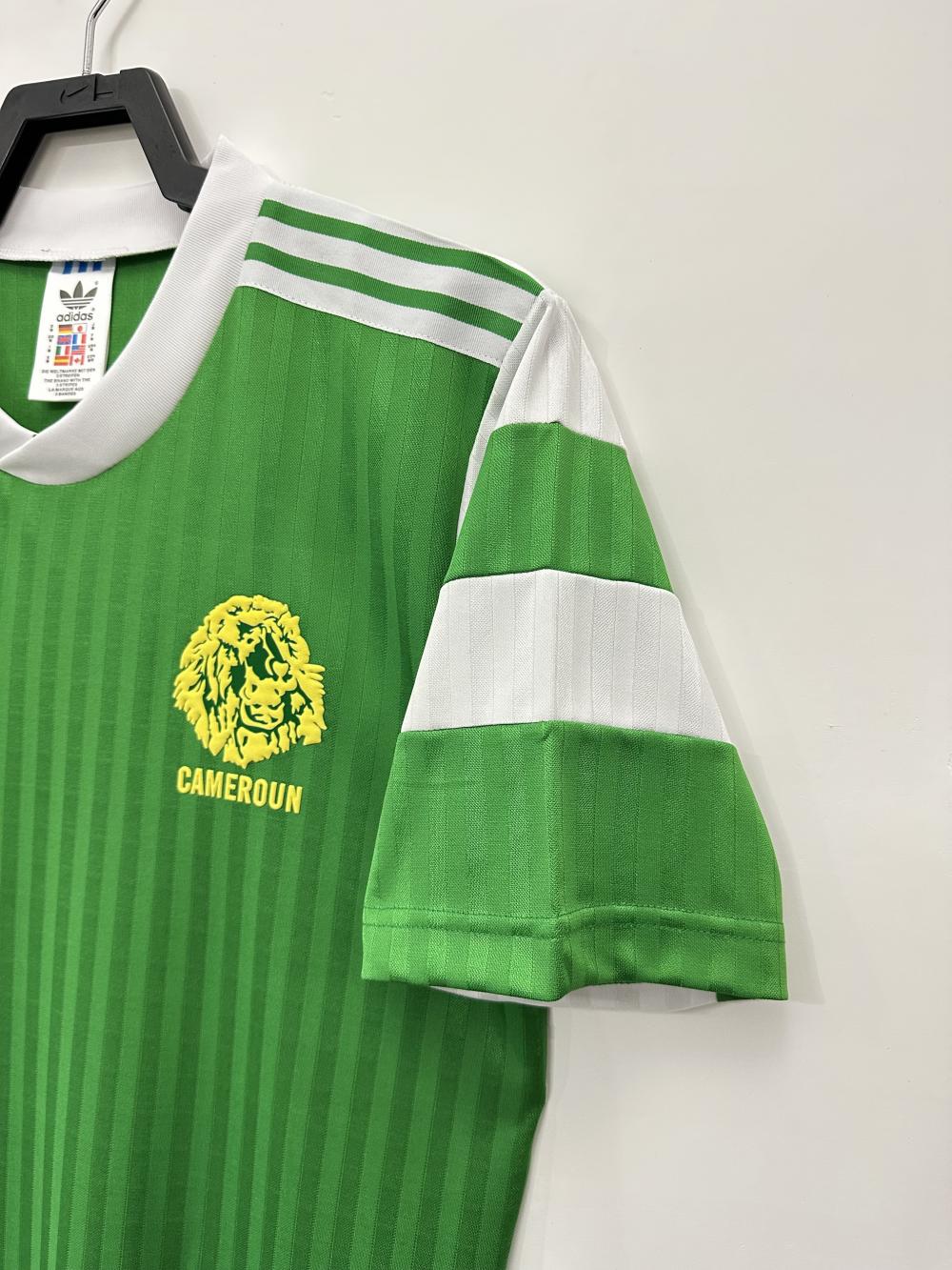 1990 Retro Cameroon Home Football Shirt 1:1 Thai Quality