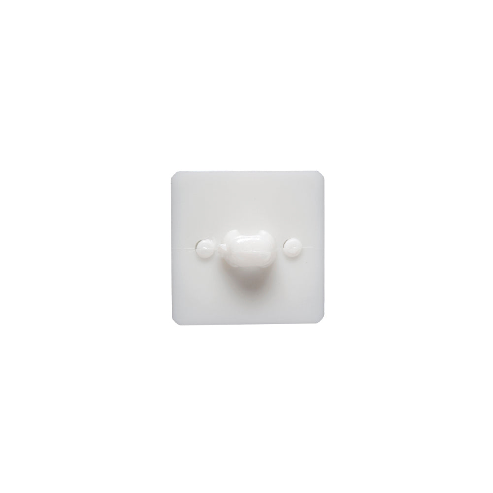 White Circle in a Square 2-Piece Dimensional Shank Back Button - 18L/11.5mm - Joann Fabrics
