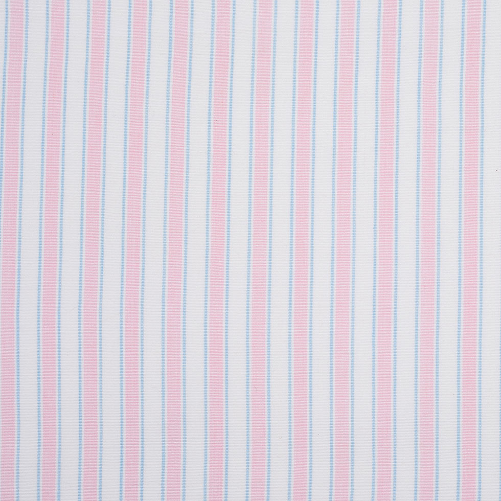Baby Pink, Blue and White Striped Handwoven Cotton - Joann Fabrics