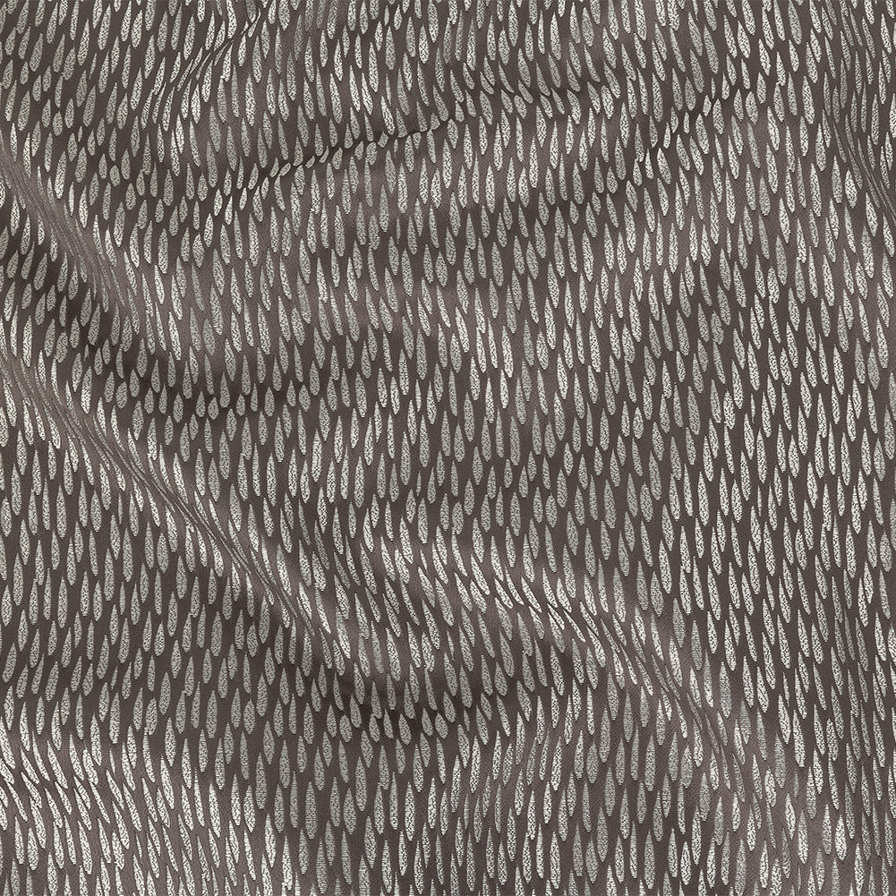 Luminous Drapery Jacquard - Charcoal Raindrops - British Imported - Joann Fabrics
