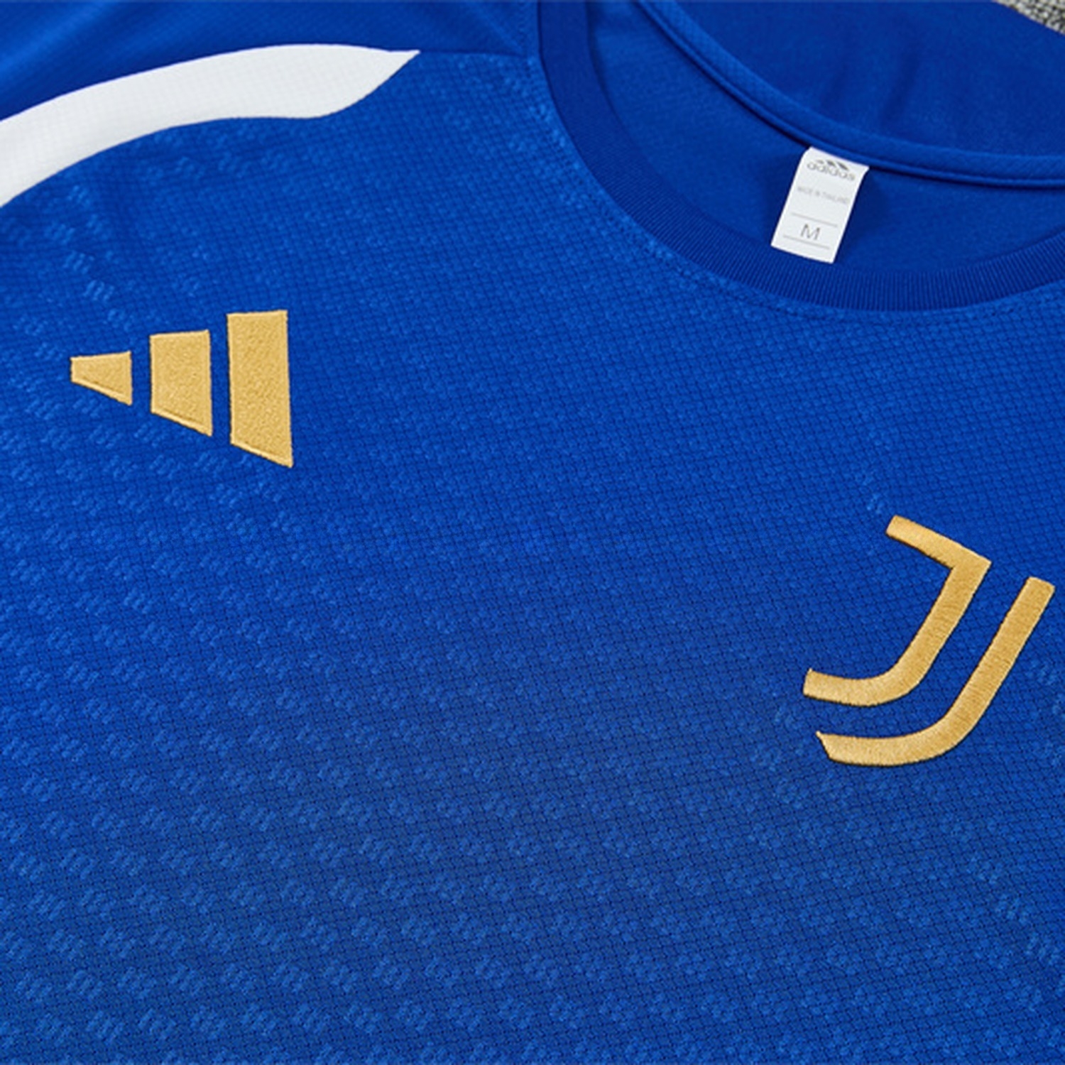 Juventus 26-27 With White Kids Short-Sleeve Training Set - Royal Blue Top & Royal Blue Shorts - UnitedFutballJersey