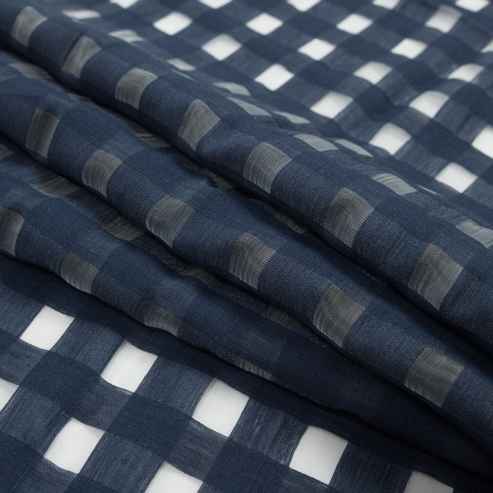 Checkered Linen Woven - New Indigo - Katia Collection - Joann Fabrics