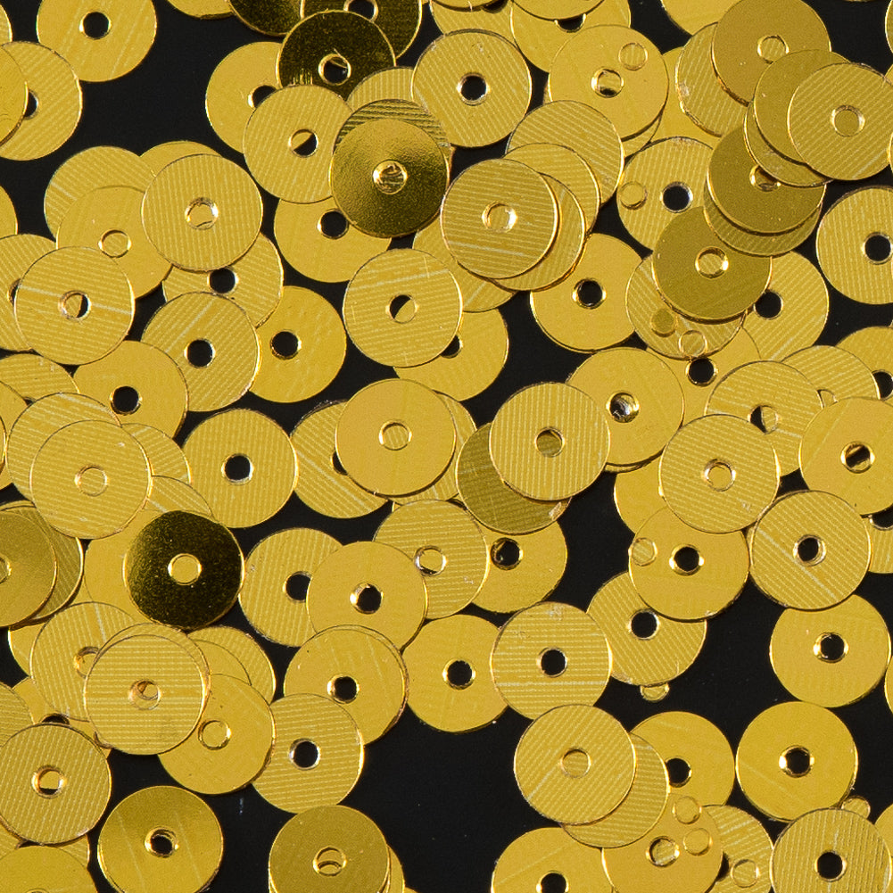 Bag of Gold Color Loose Sequins with Silver Back - 5mm - Joann Fabrics