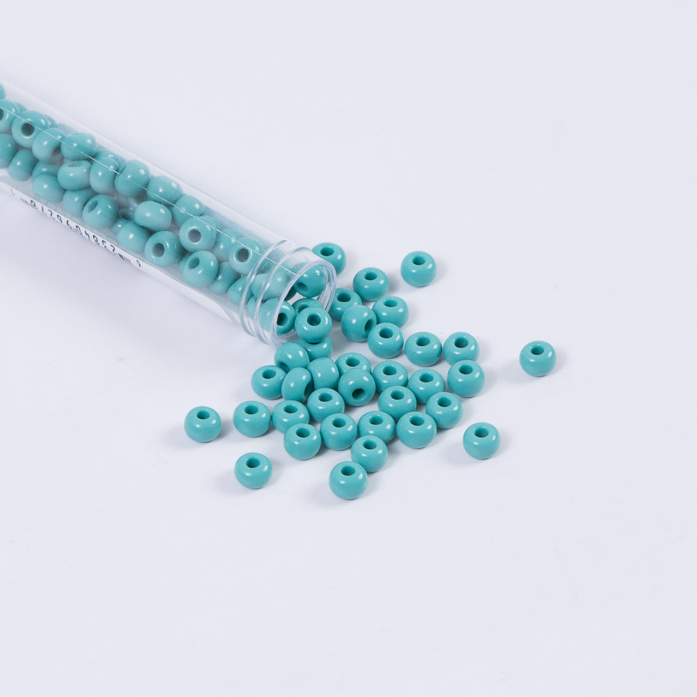 Turquoise Opaque Czech Seed Beads - Size 2 - Joann Fabrics