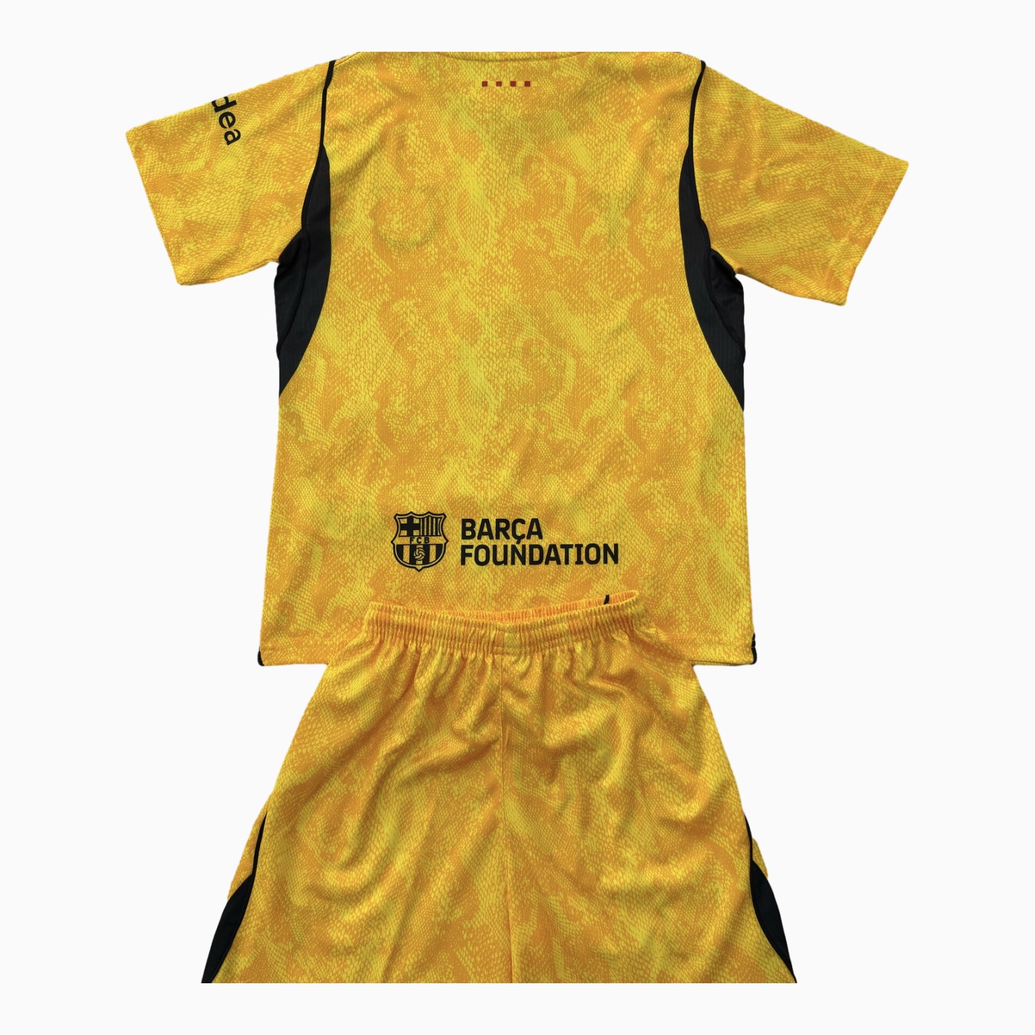 Barcelona 26-27 Yellow Goalkeeper Men's Adult Jersey Set - Fans Version - UnitedFutballJersey