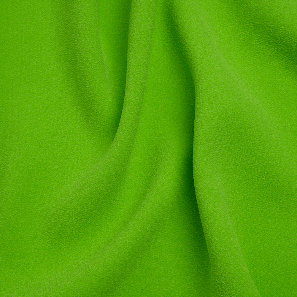 Stretch Polyester Crepe by Alex Perry - Apple Green - Designer Deadstock - Joann Fabrics
