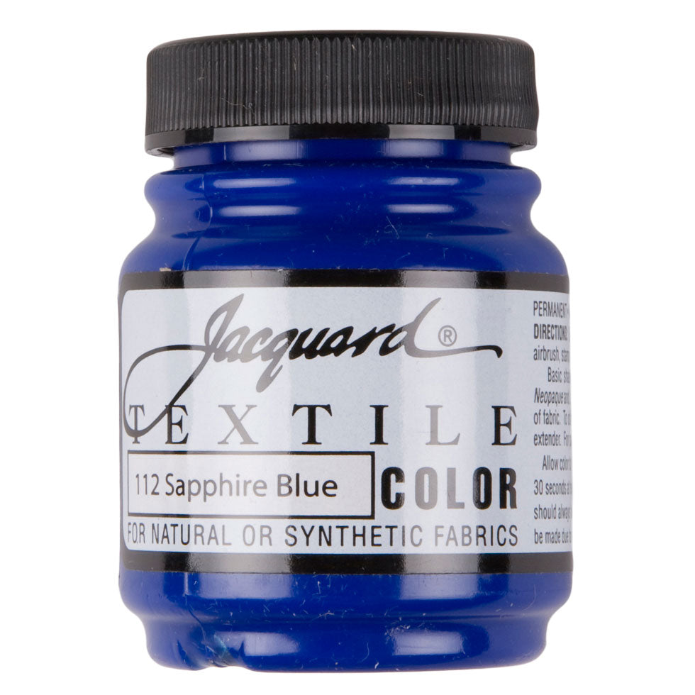 Jacquard Textile Color Fabric Paint - 112 Sapphire Blue - Joann Fabrics