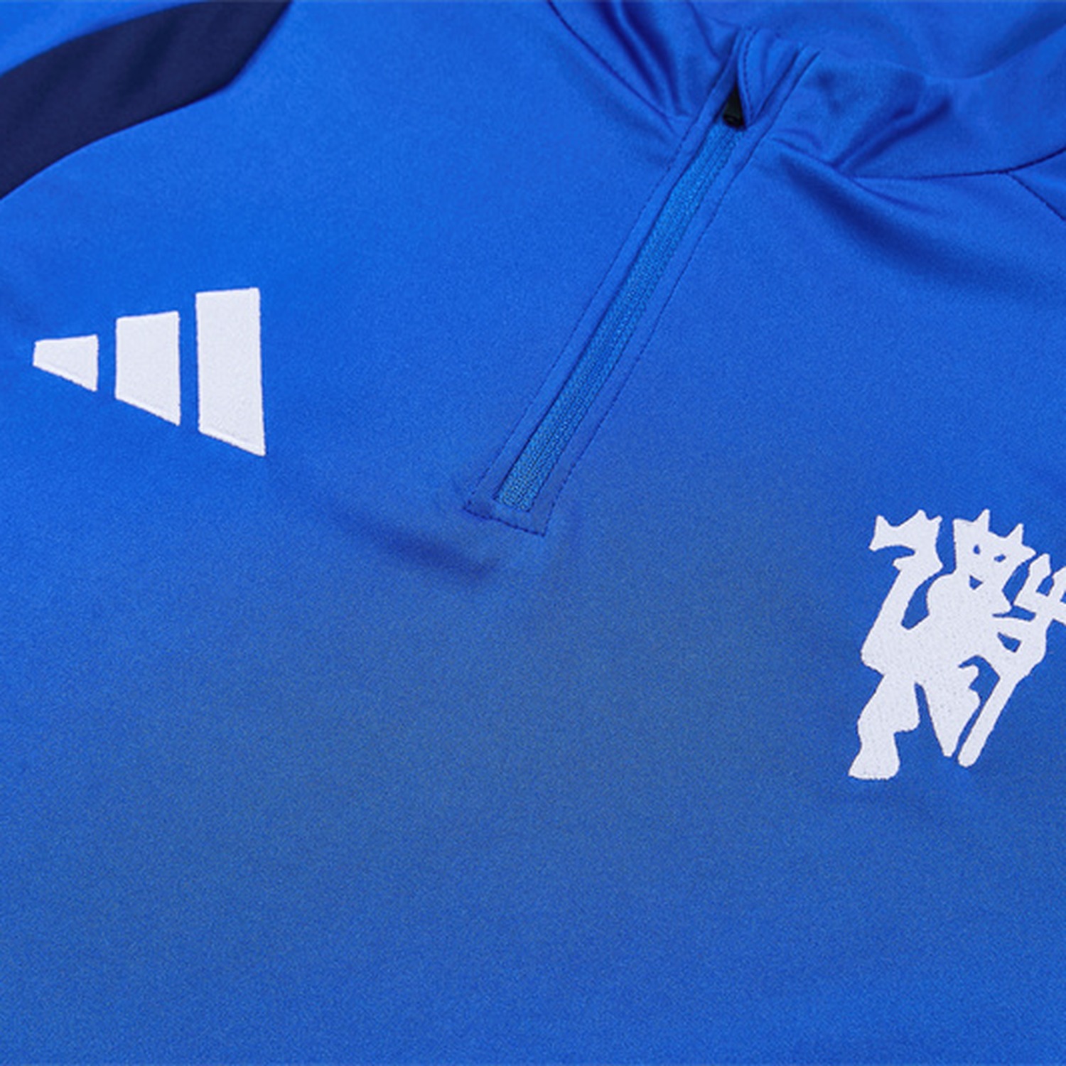 Manchester United 26-27 Kids Long Sleeve Training Set - Blue Top & Blue Pants - UnitedFutballJersey
