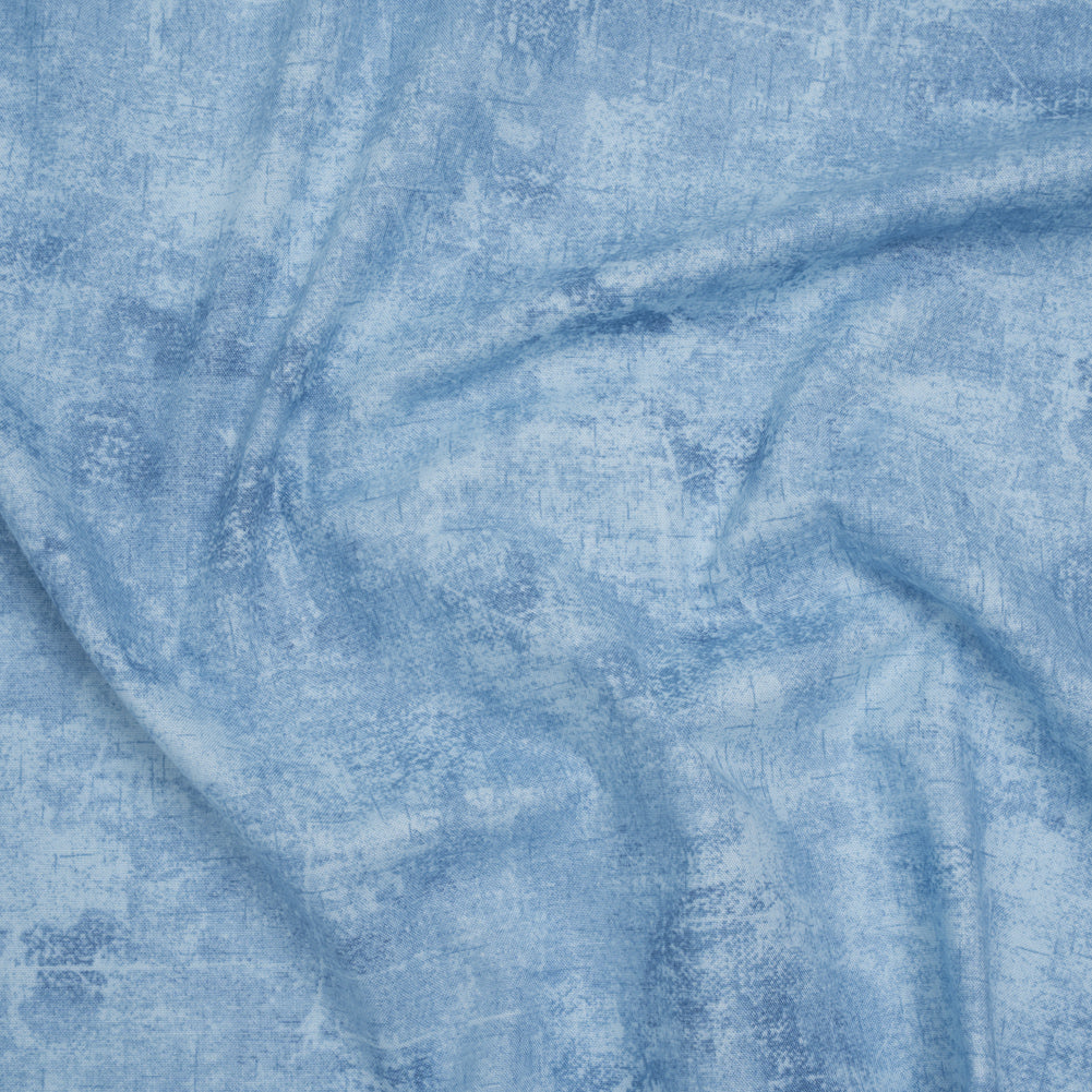 Printed Quilting Cotton by Northcott - Stonewash Denim Painterly Texture - Canvas Collection - Joann Fabrics