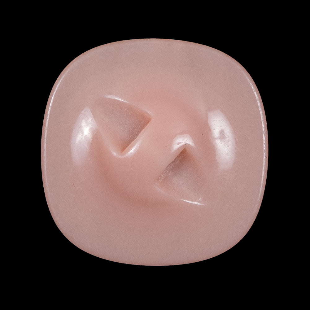 Shiny Peach Plastic Self Shank Button - 45L/29mm - Joann Fabrics