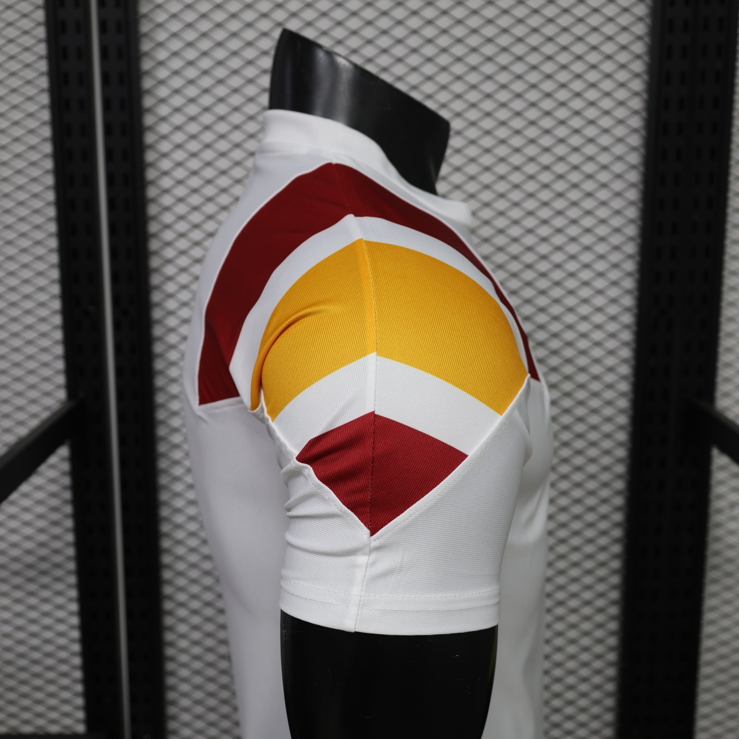 AS Roma 26-27 White Yellow Retro Style Casual Jersey - Player Version - UnitedFutballJersey