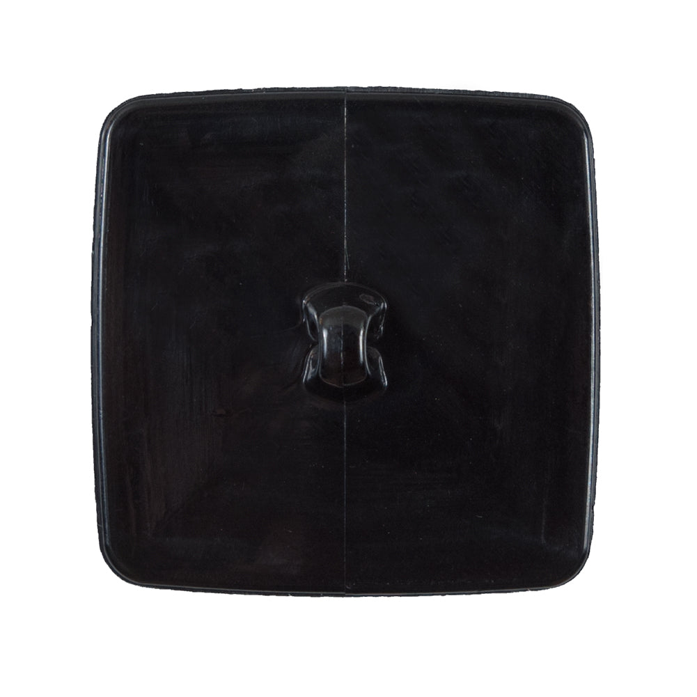 Italian Black Square Plastic Button - 48L/30.5mm - Joann Fabrics