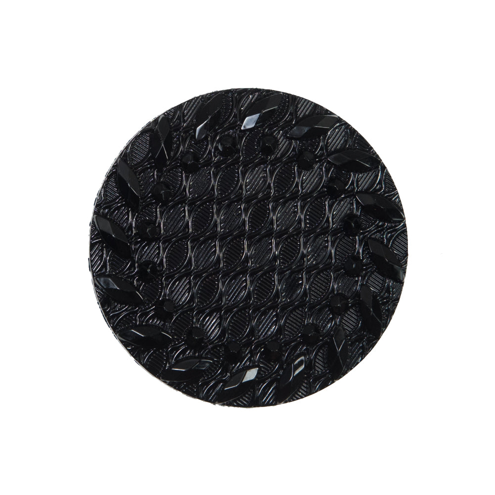 Italian Black Shank Back Button - 44L/28mm - Joann Fabrics