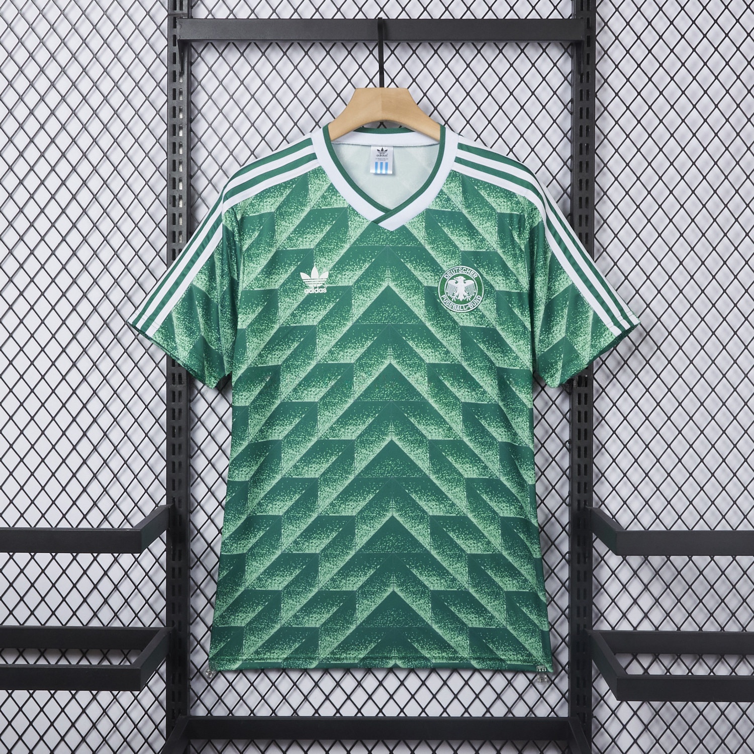 Retro Germany 1990 Away Green Jersey - UnitedFutballJersey