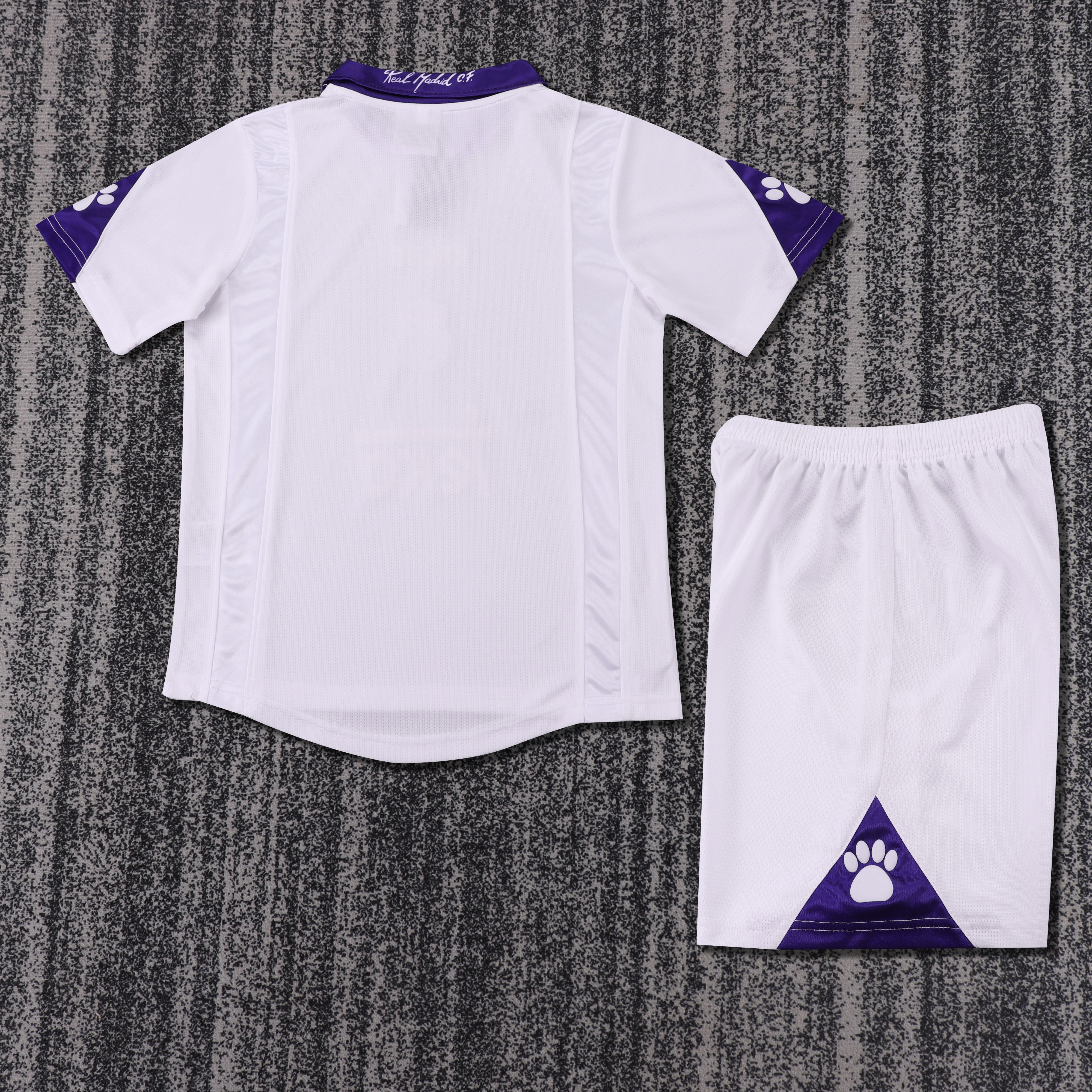 1997-1998 Retro Real Madrid Home Football Shirt 1:1 Thai Quality Kids Size
