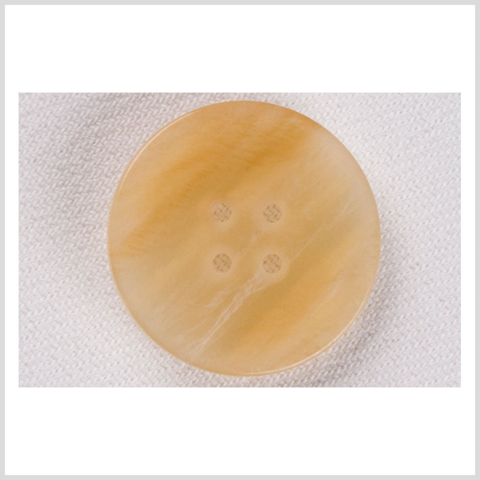 Plastic 4-Hole Button - 44L/28mm - Beige and White Swirls - Joann Fabrics