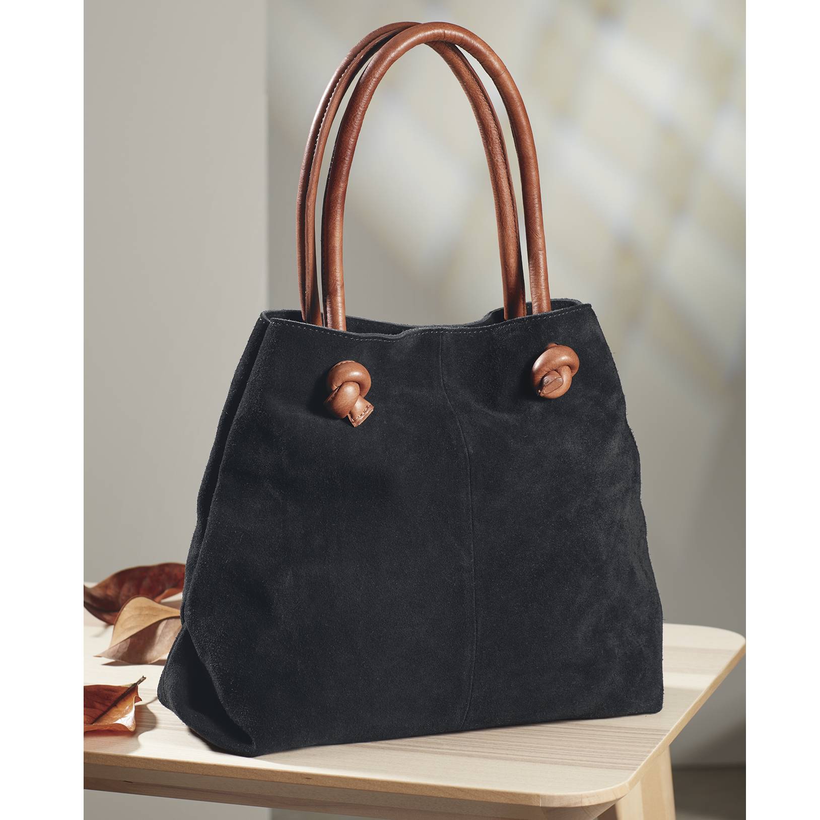 Two-Tone Suede Bag - Northstyle Catalog