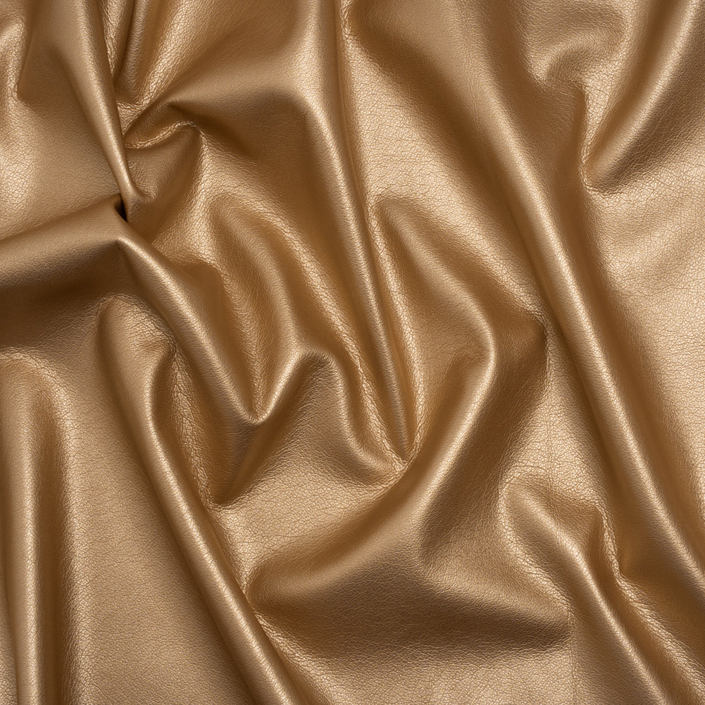 Buttery Faux Leather with Brushed Suede-like Backing - Gold - Veronica Collection - Joann Fabrics