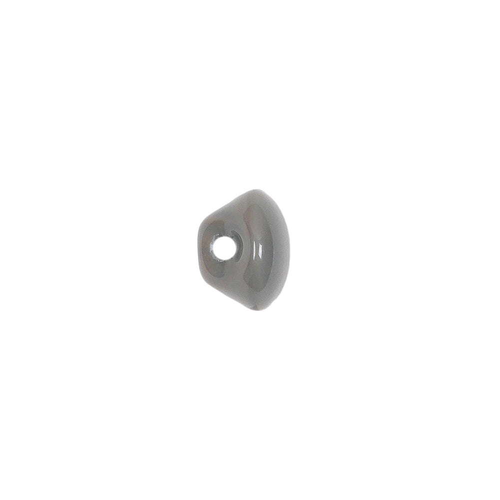 European Dark Gray Half Domed Self Back Glass Button - 16L/10mm - Joann Fabrics