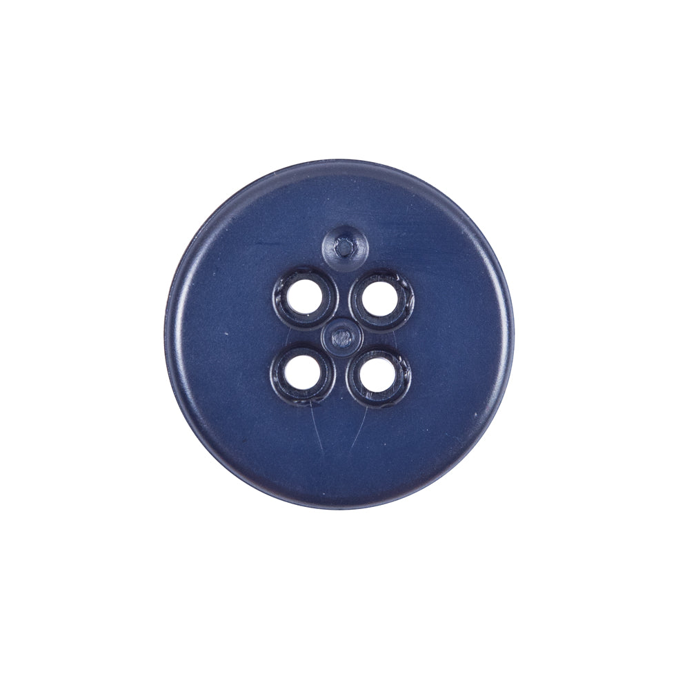 Italian Navy and White Plastic Button - 36L/23mm - Joann Fabrics